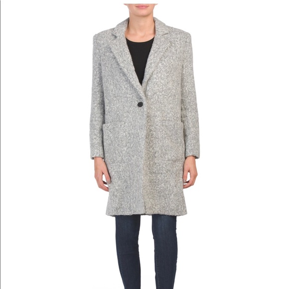 Zac Posen Giselle Wool Blend Coat - Picture 1 of 6